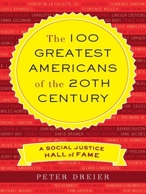 cover image of The 100 Greatest Americans of the 20th Century